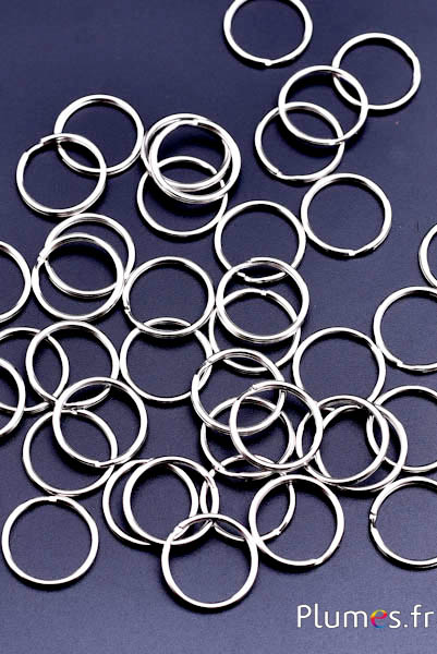 Ring - diam. 5 mm - silbern schwarz